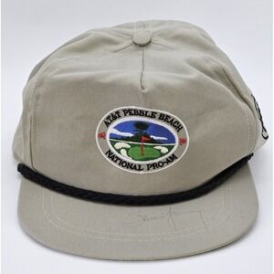 Vintage AT&T Pebble‎ Beach PRO-AM Hat Autographed By HOF QB Steve Young 49ers
